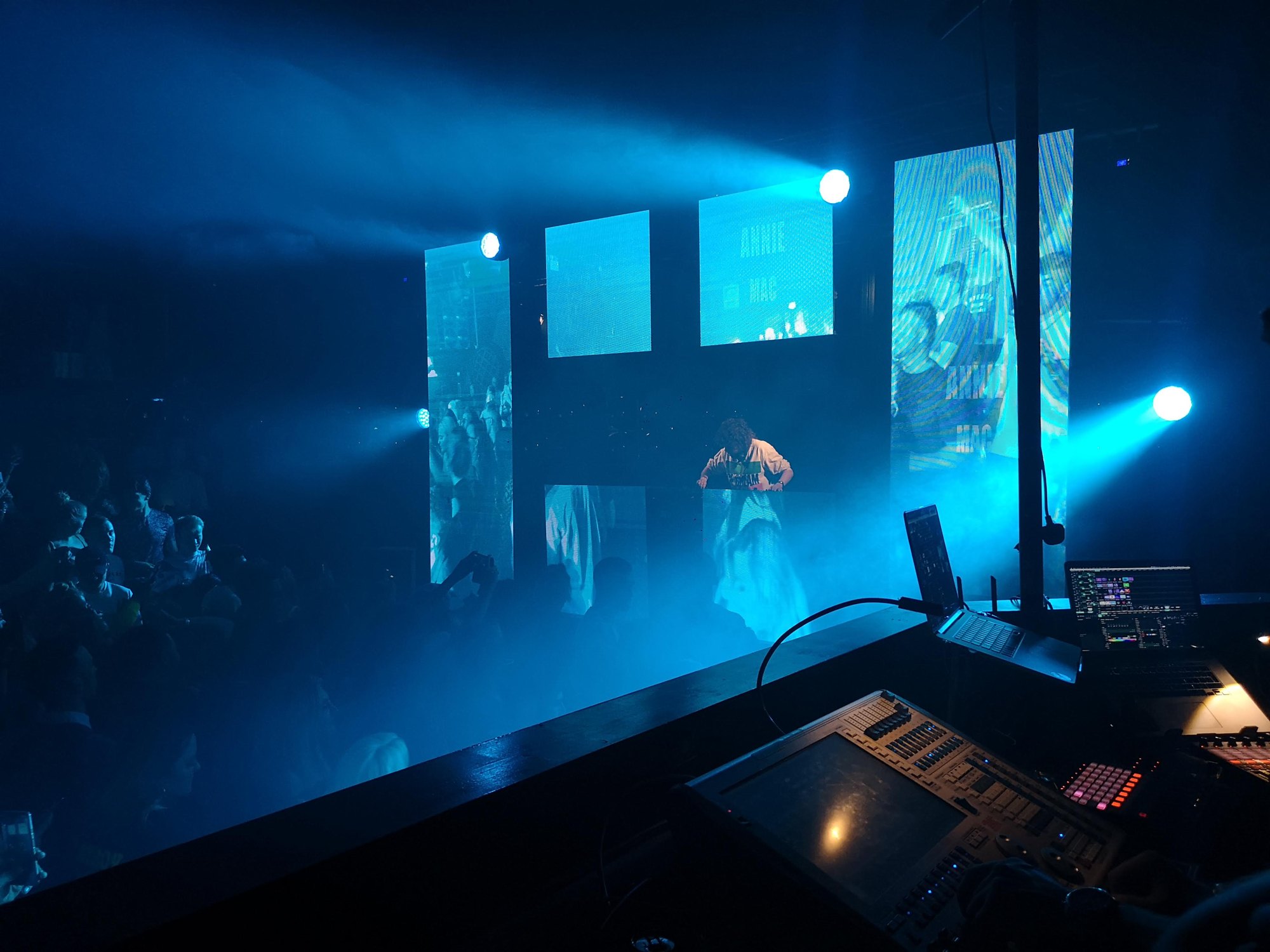 LED panel stage design for a live show